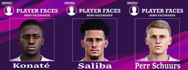 New face for efootball pes 2020 pc games. Pes 2020 Faces Konate Saliba Schuurs By Bebo Soccerfandom Com Free Pes Patch And Fifa Updates