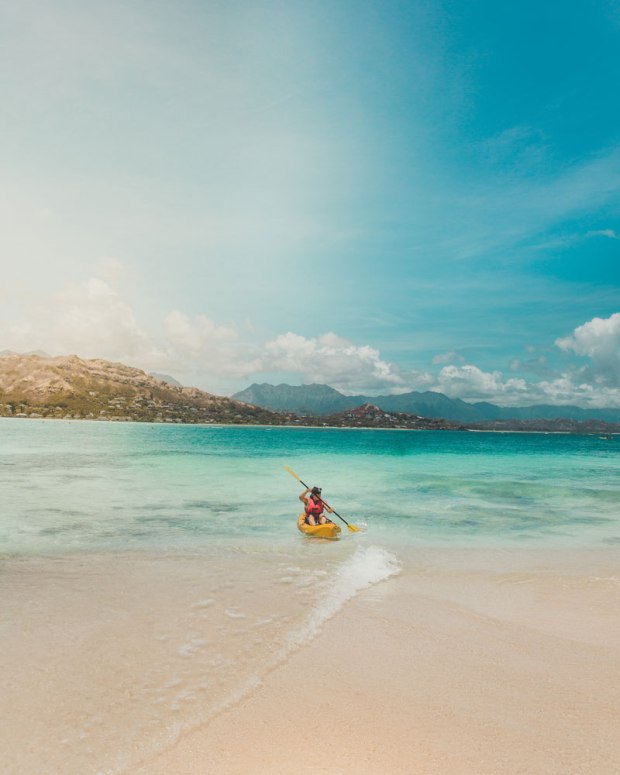 ​20 min paddle to captain cook monument and the best snorkeling in hawaii! Kayaking In Hawaii Kailua Beach Adventures