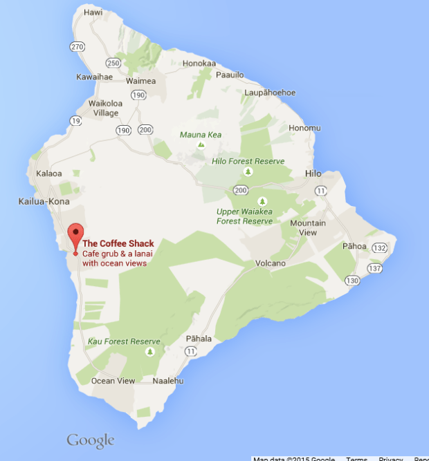 Exploring the volcanoes of the big island of hawaii is an opportunity to view the living, changing earth. Mae S Food Blog The Coffee Shack Captain Cook Hawaii