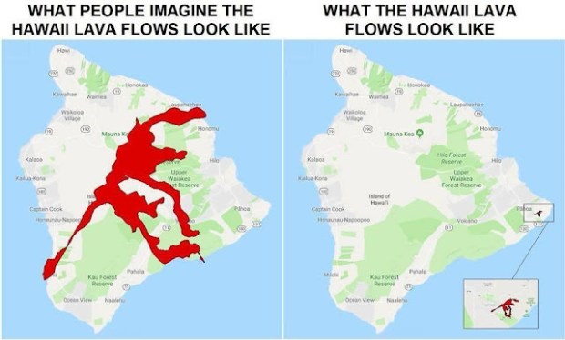 Lava flow hazard zones are areas designated by the united states geological survey for the island of hawaiʻi in the united states. Hawaii Volcano Lava Vog Maps